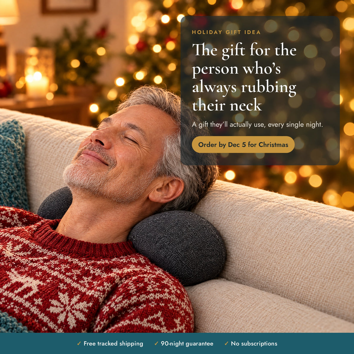 Nuquelle neck pillow as a holiday gift