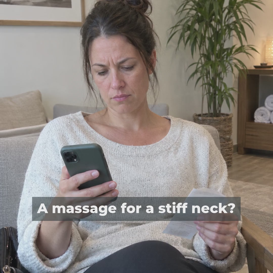 Nuquelle vs a weekly massage video (AI-generated visuals)